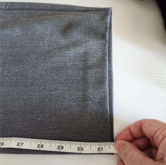 Merona Heather Gray Stretch Dress Pants - Picture 2 of 7